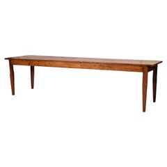 Antique Directoire Style Fruitwood Dining Room Table