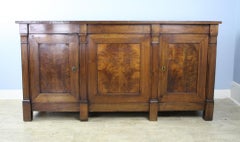 Antique Directoire Walnut Enfilade