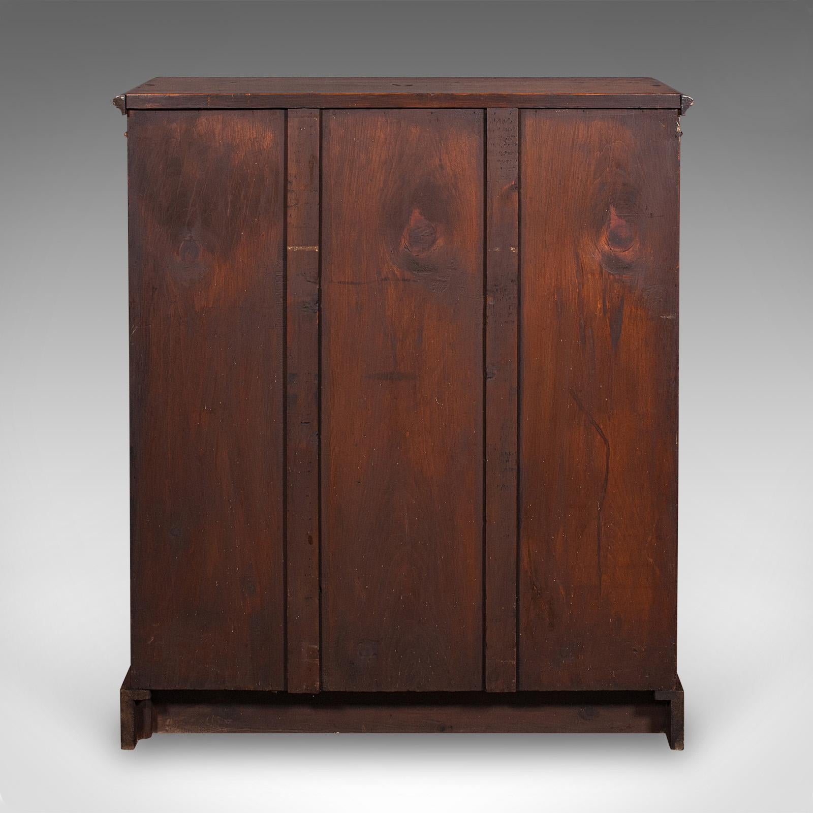 20ième siècle Bibliothèque d'exposition ancienne, anglaise, vitrée, bibliothèque de maison, victorienne en vente