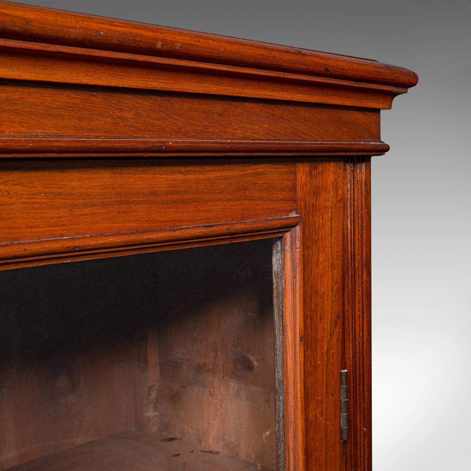 Bibliothèque d'exposition ancienne, anglaise, vitrée, bibliothèque de maison, victorienne en vente 2