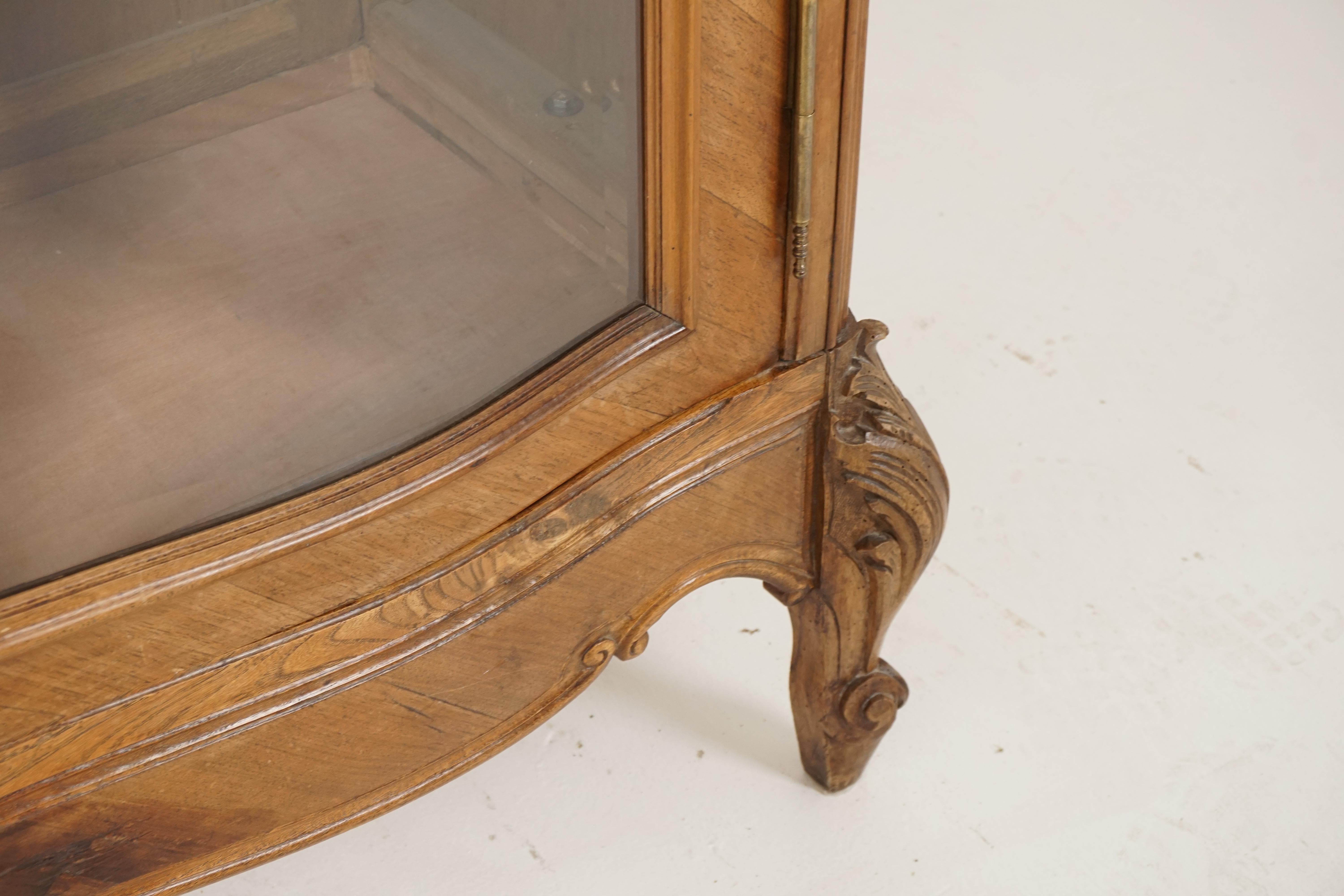 Antique Display Cabinet, 19th Century, Walnut, France 1880, B2567 2