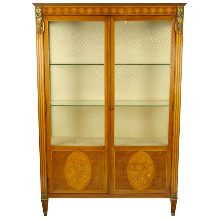 Antique Display Cabinet Curio Cabinet Louis Xvl Cabinet Vitrine