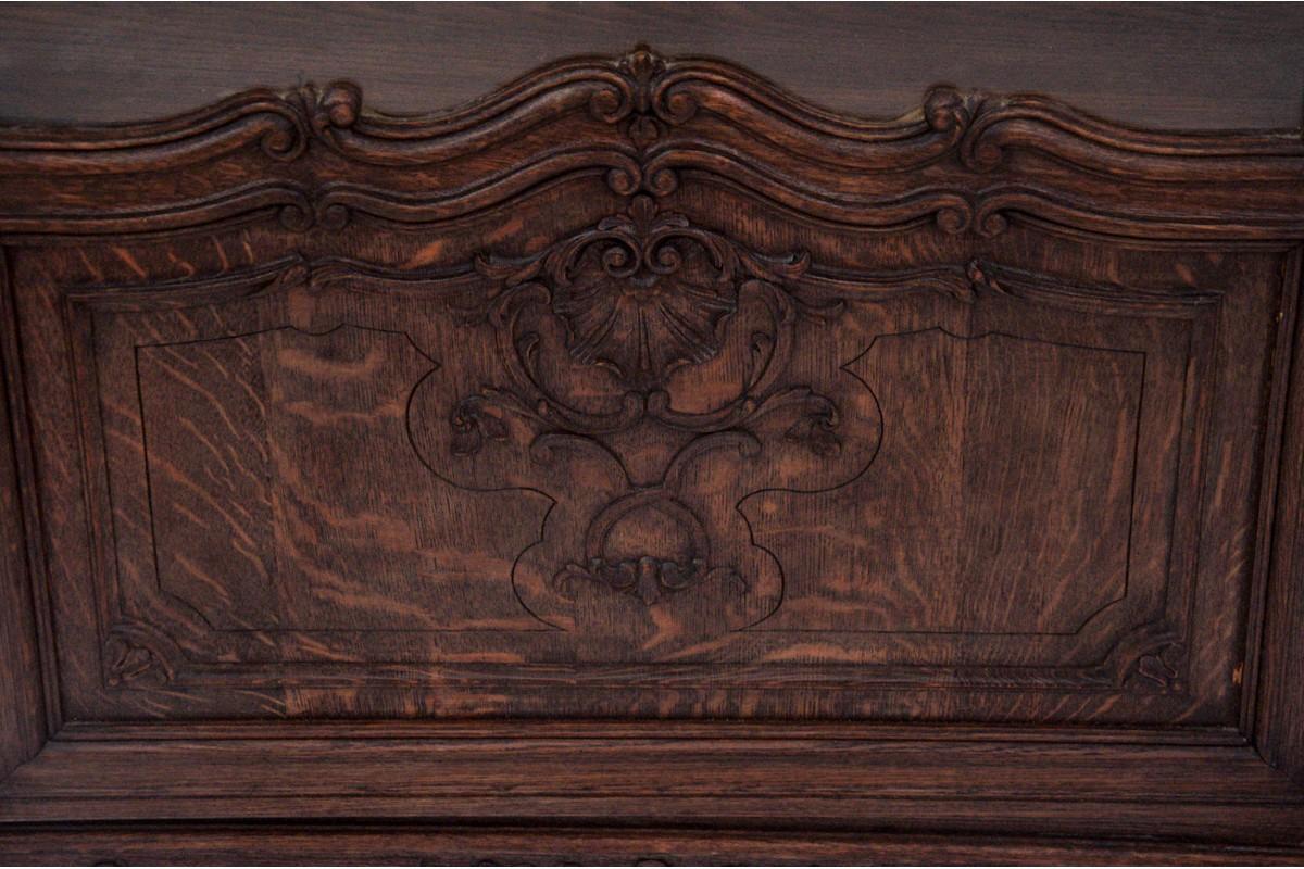 Oak Antique Display Cabinet, France, circa 1890