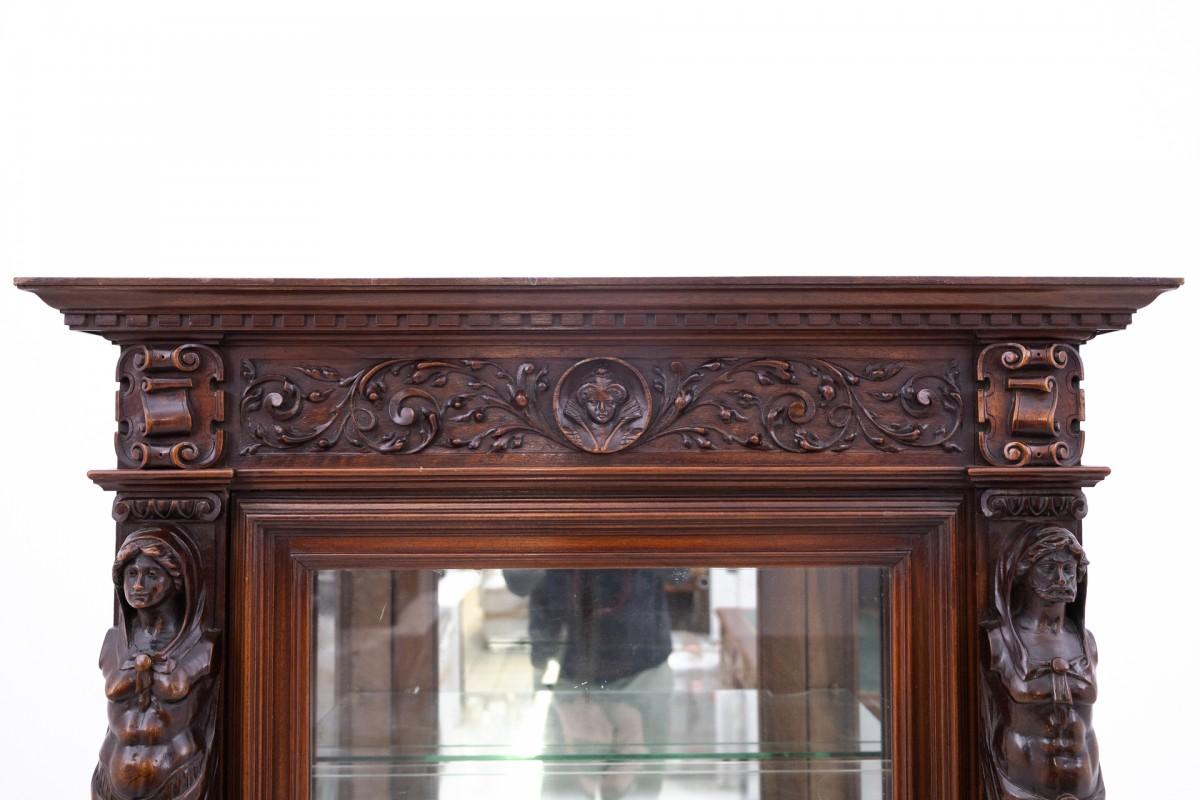 French Antique display cabinet from around 1880, France. For Sale