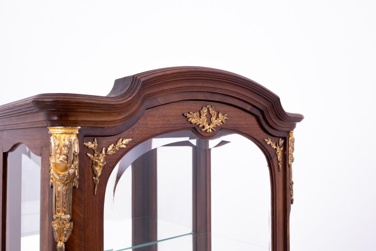 French Antique display cabinet from the late 19th century, France. For Sale