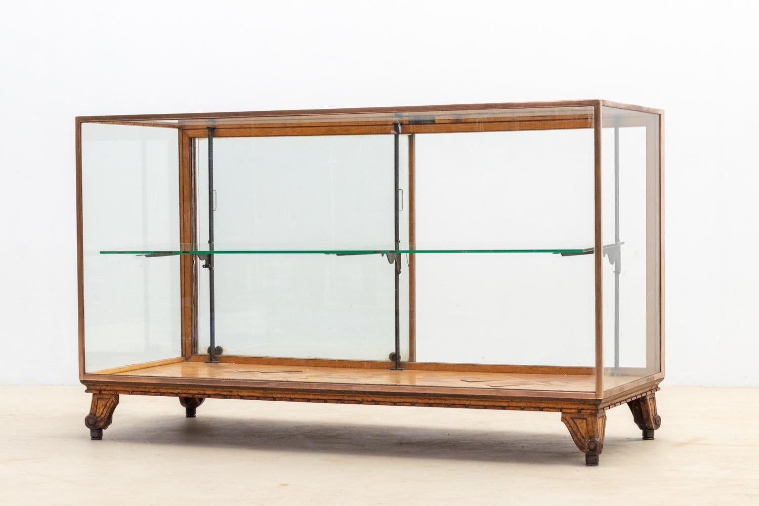 19th Century Antique display cabinet/ shop counter For Sale