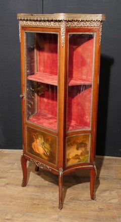 Antique Display Cabinet, Vernis Martin 1890 Angela Kaufman Vitrine