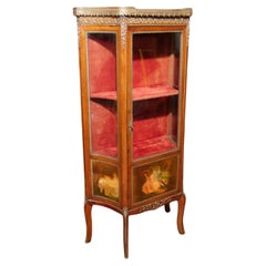 Antique Display Cabinet, Vernis Martin 1890 Angela Kaufman Vitrine