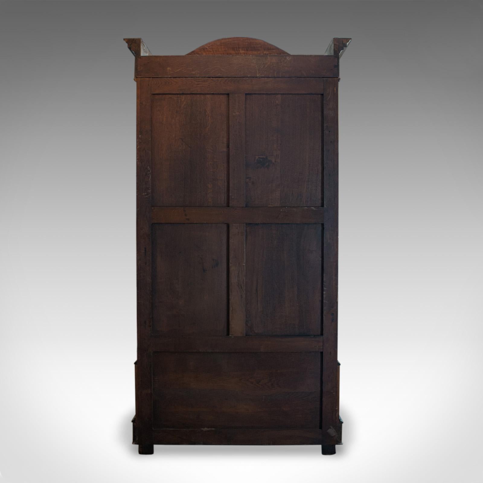 Antique Display Cabinet, Victorian, Flame Mahogany Vitrine, circa 1850 For Sale 2