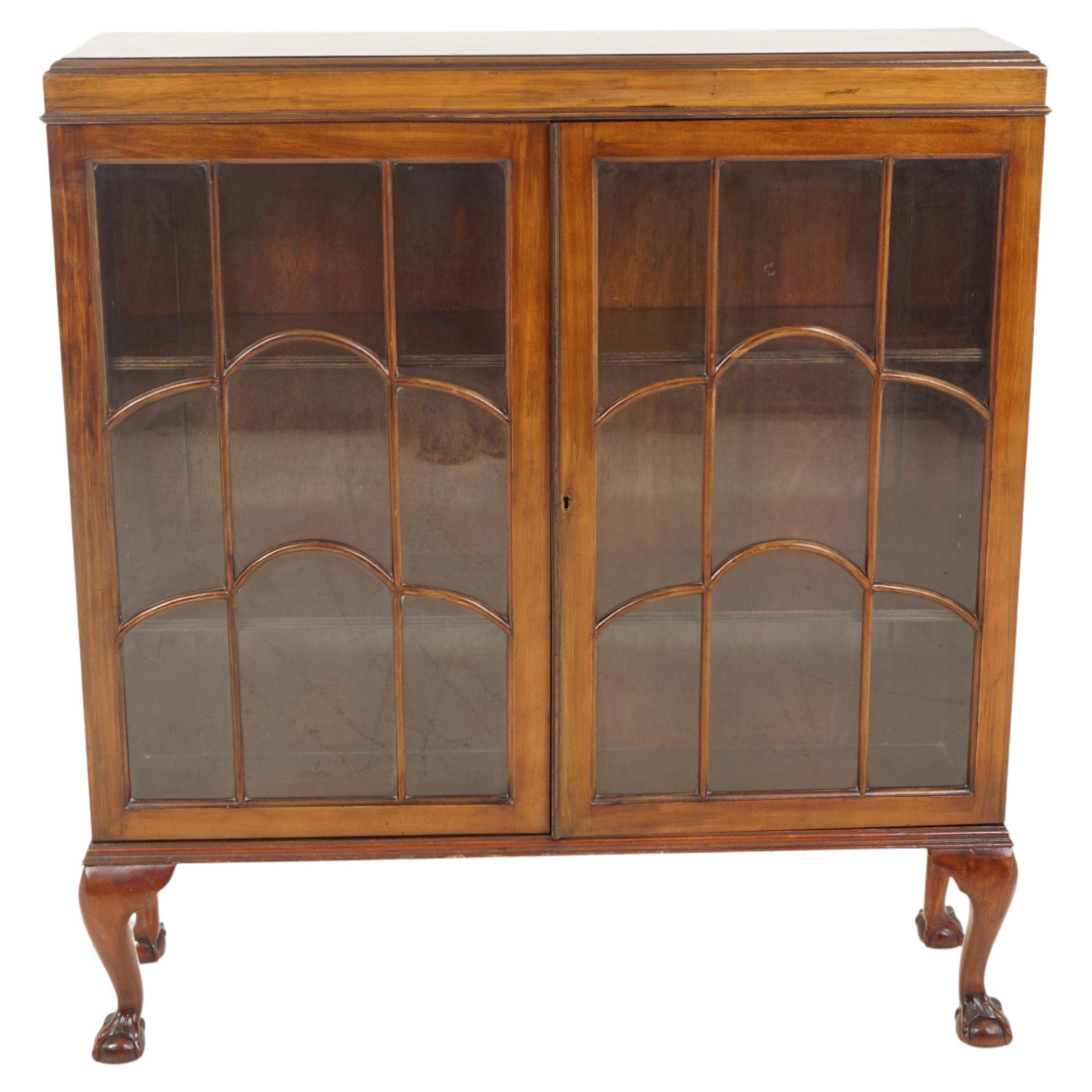 Large Antique Pine Bookcase Display at 1stDibs