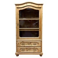 Vitrine ancienne  Style Wilhelminien vers 1860  Épicéa  Loc original
