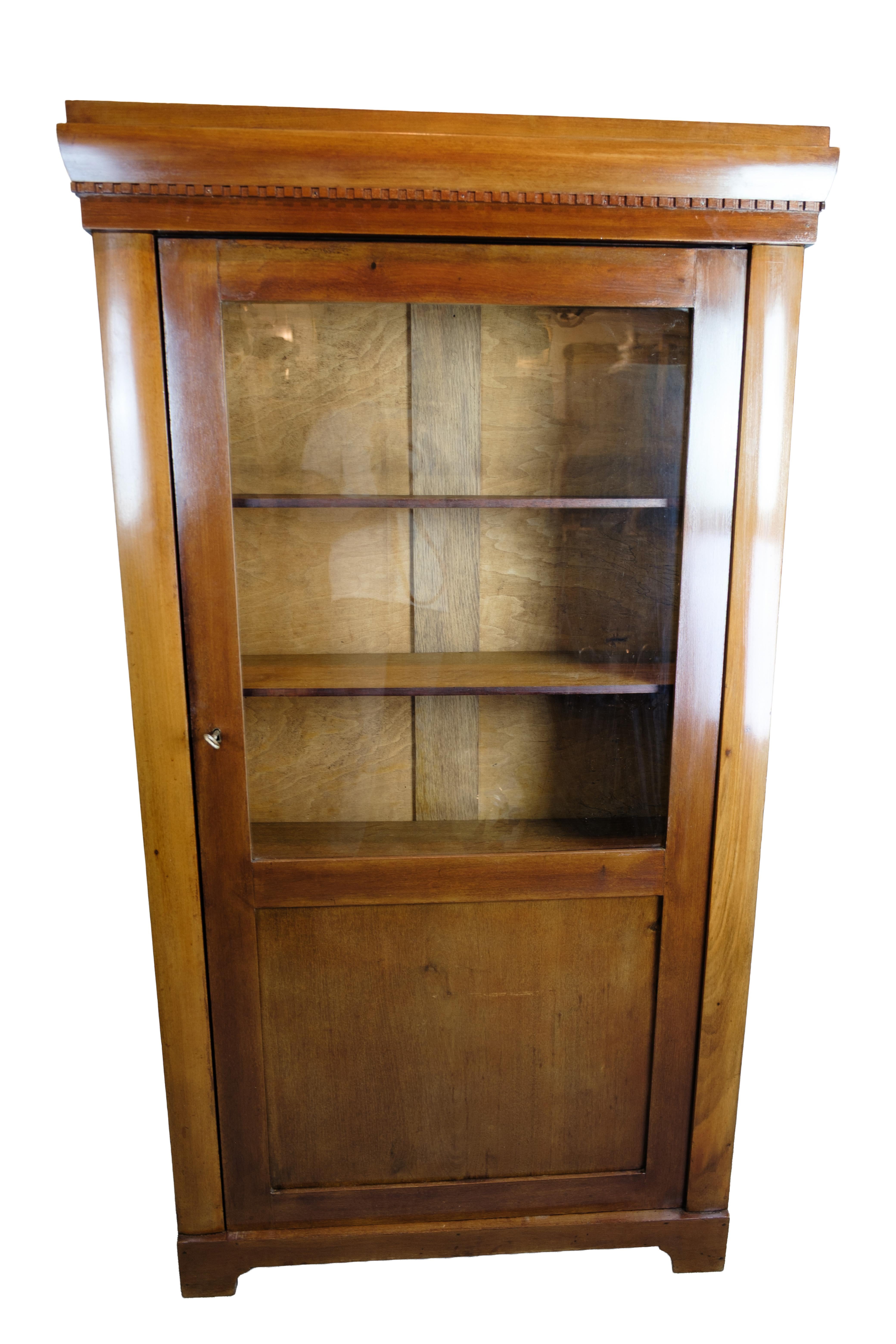 Vitrina Antigua Con Estantes Ajustables De Caoba De Los Años 20 principios del siglo XX en venta