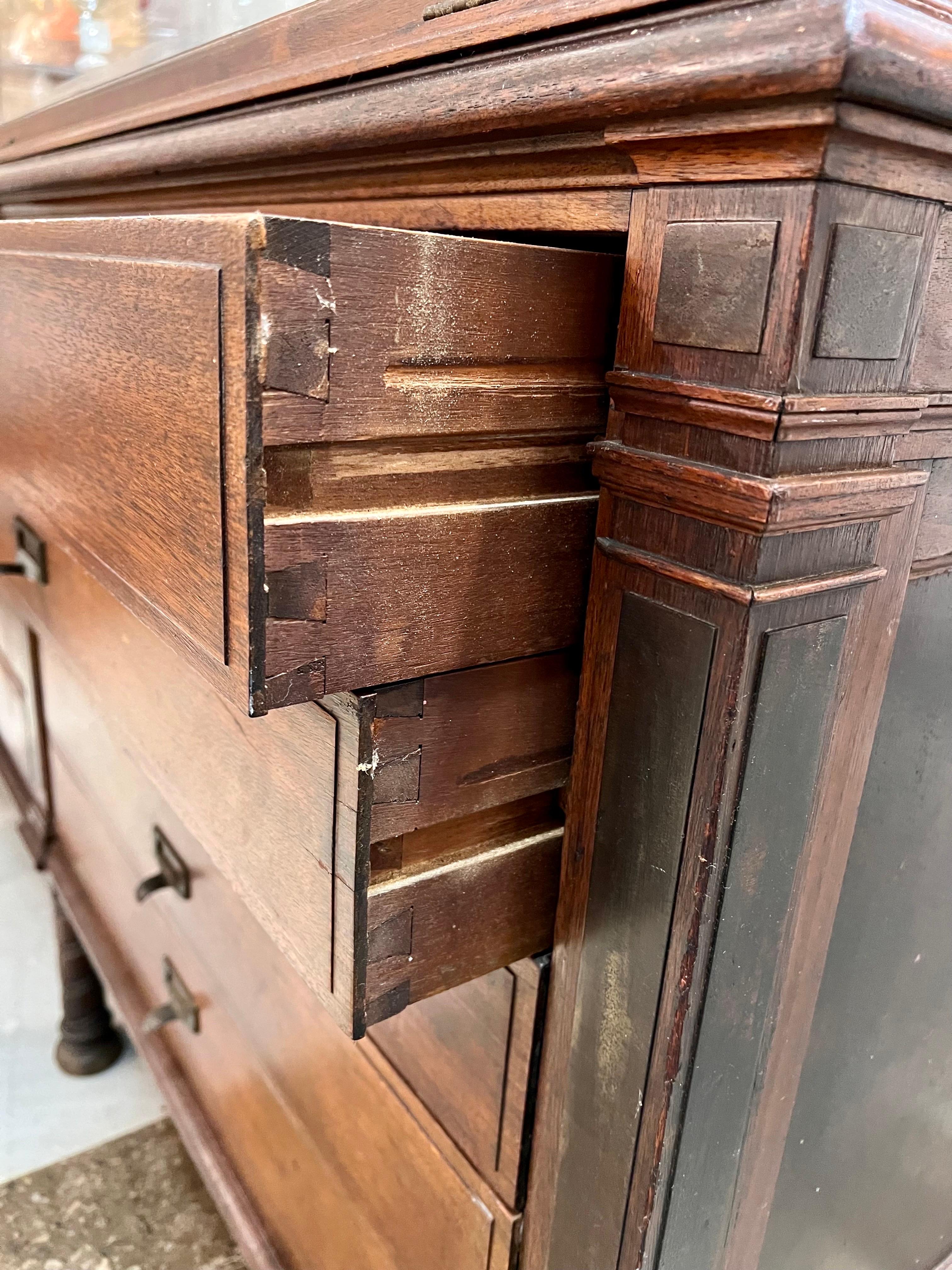 Antique Display Case Cabinet Vitrine File Cabinet  5