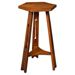 Antique Display Table, English, Stand, After Liberty, Arts & Crafts, Victorian
