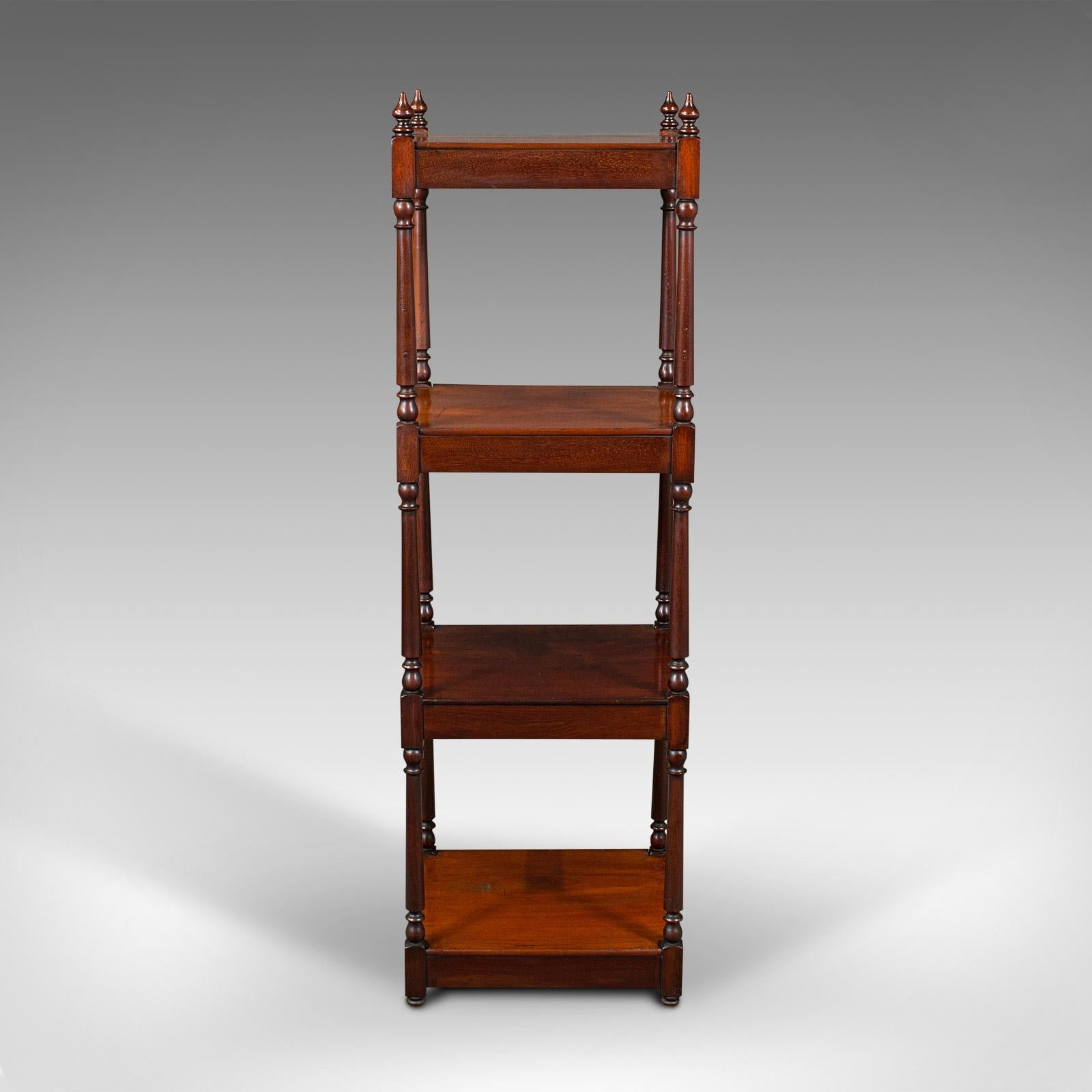 Antique Display Whatnot, English, 4 Tier, Ornament Stand, Regency, Circa 1820 In Good Condition In Hele, Devon, GB
