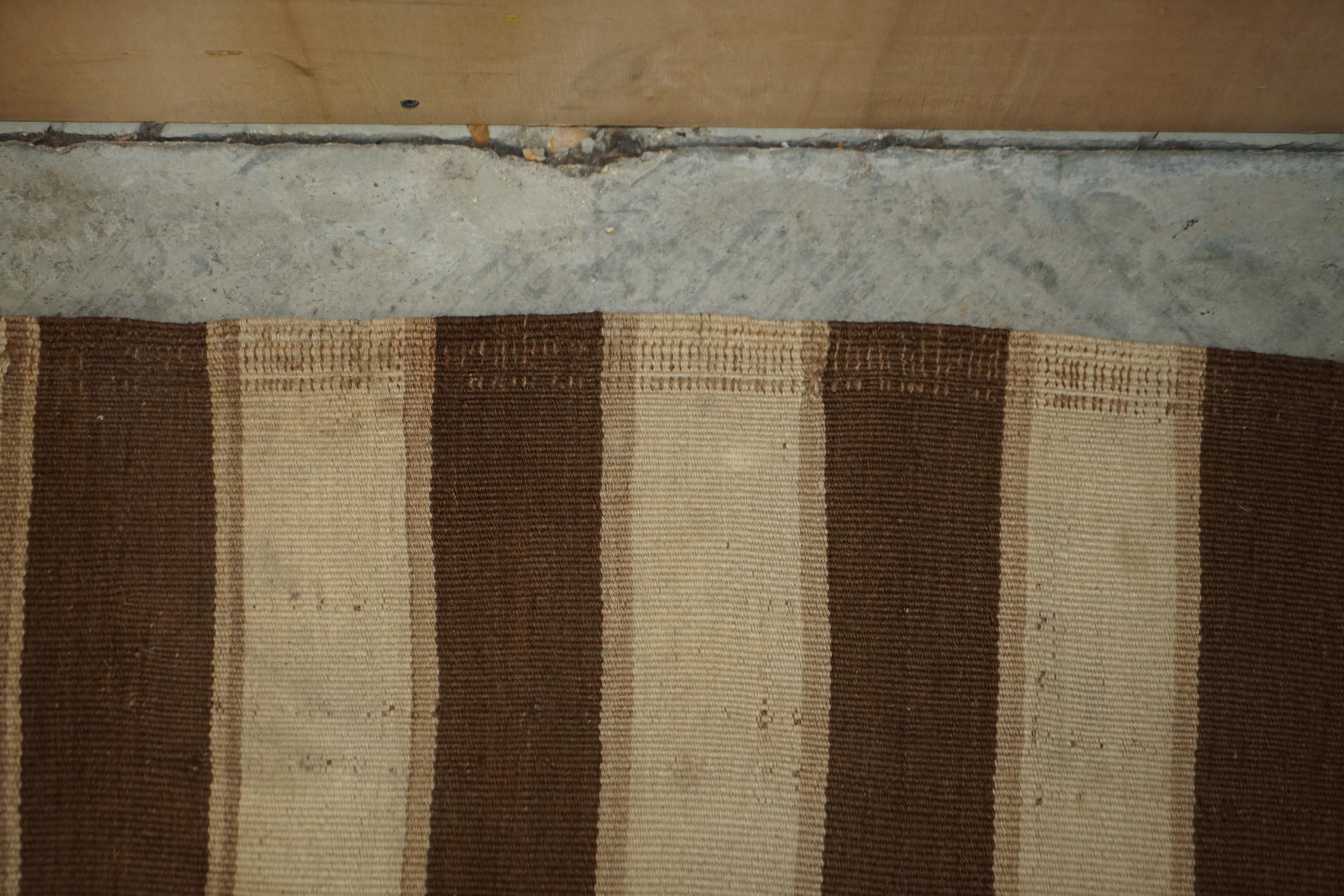 Antique Distressed 1880 Huge Handwoven American Indian Carpet Rug For Sale 13