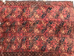 Antique Distressed 19th Century Turkmen Ersari