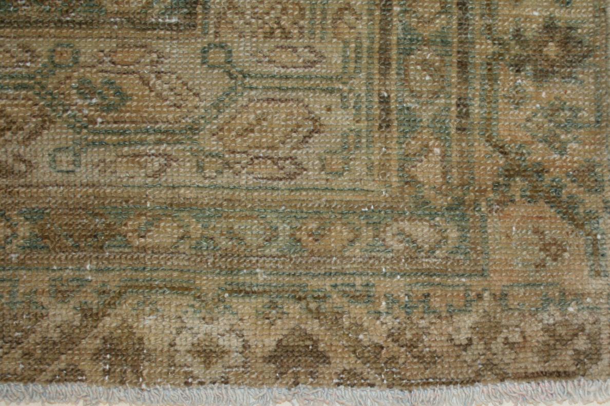 Azerbaïdjanais Tapis ancien de Malayer, vert d'eau, avec motif Herati sur toute sa surface en vente