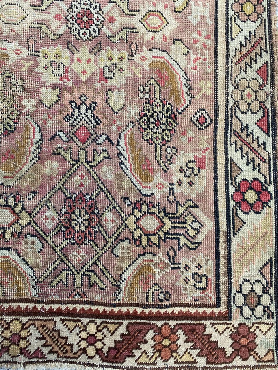 Kazak Antique Distressed Armenian Karabagh Rug