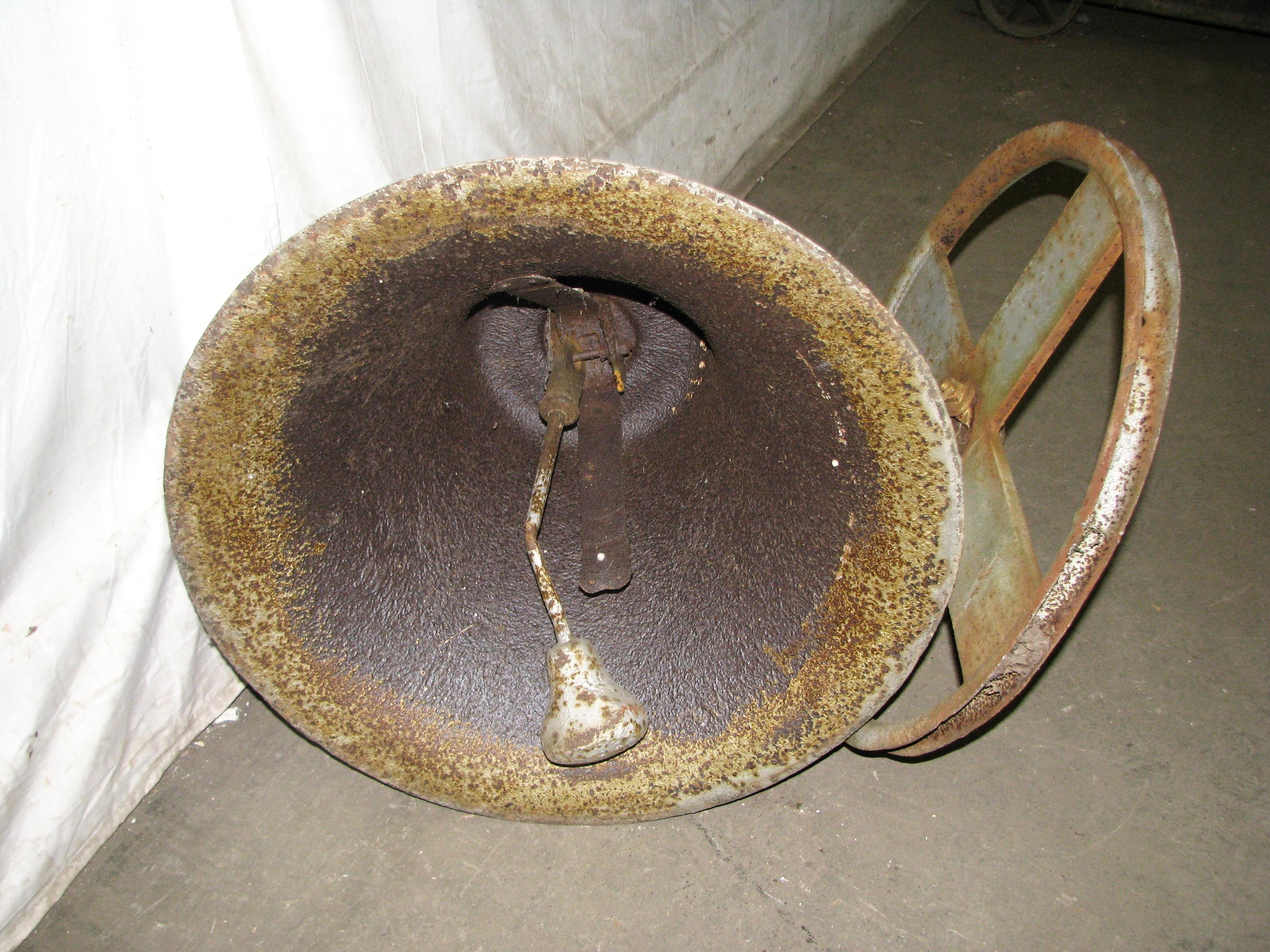 Antique Distressed Cast Iron Church Bell 1