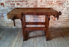 Antique Distressed Christiansen Workbench