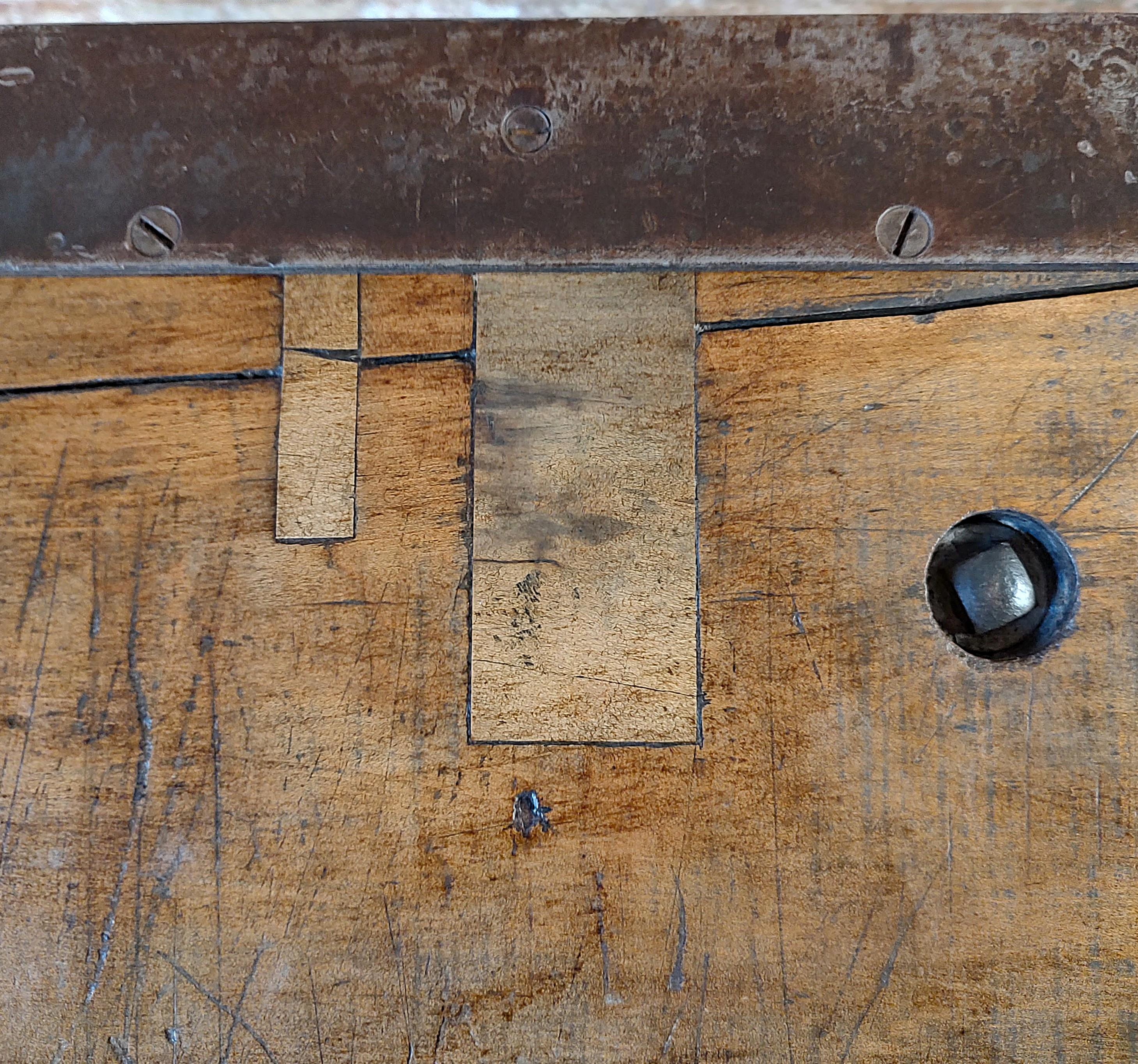 Antique Distressed Console / Sofa Table For Sale 11