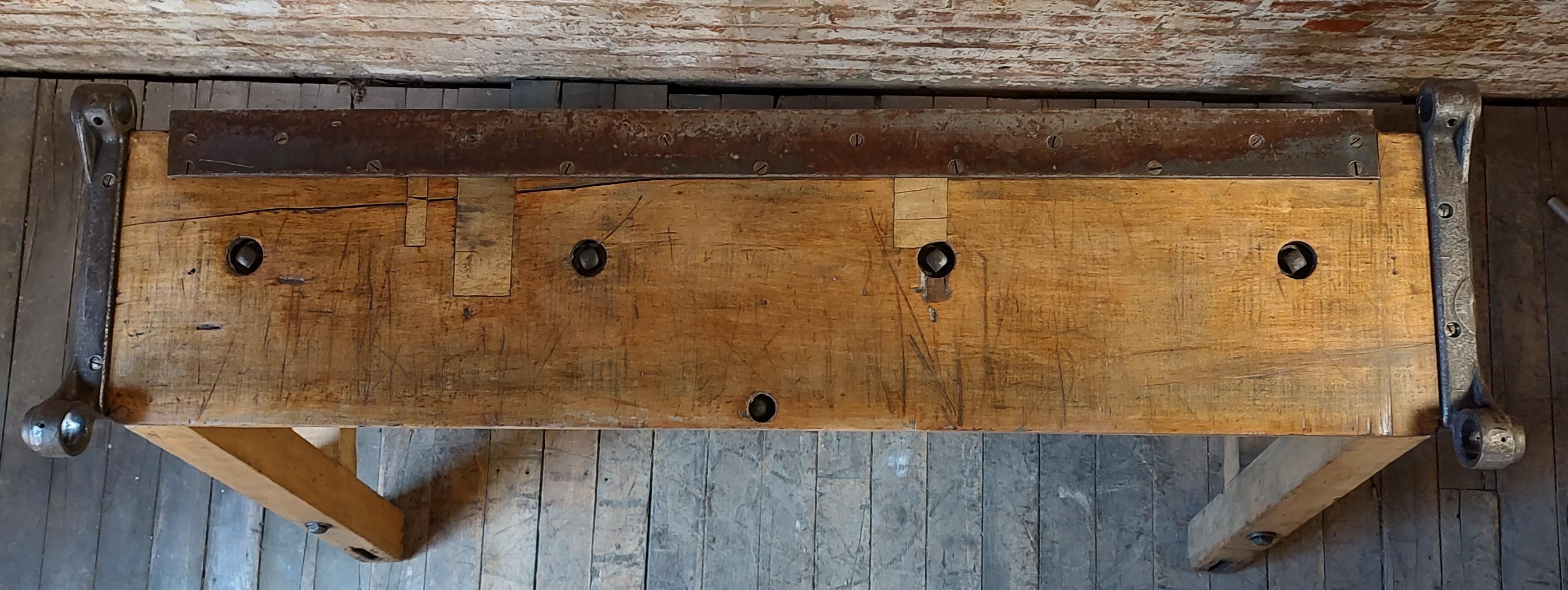 19th Century Antique Distressed Console / Sofa Table For Sale