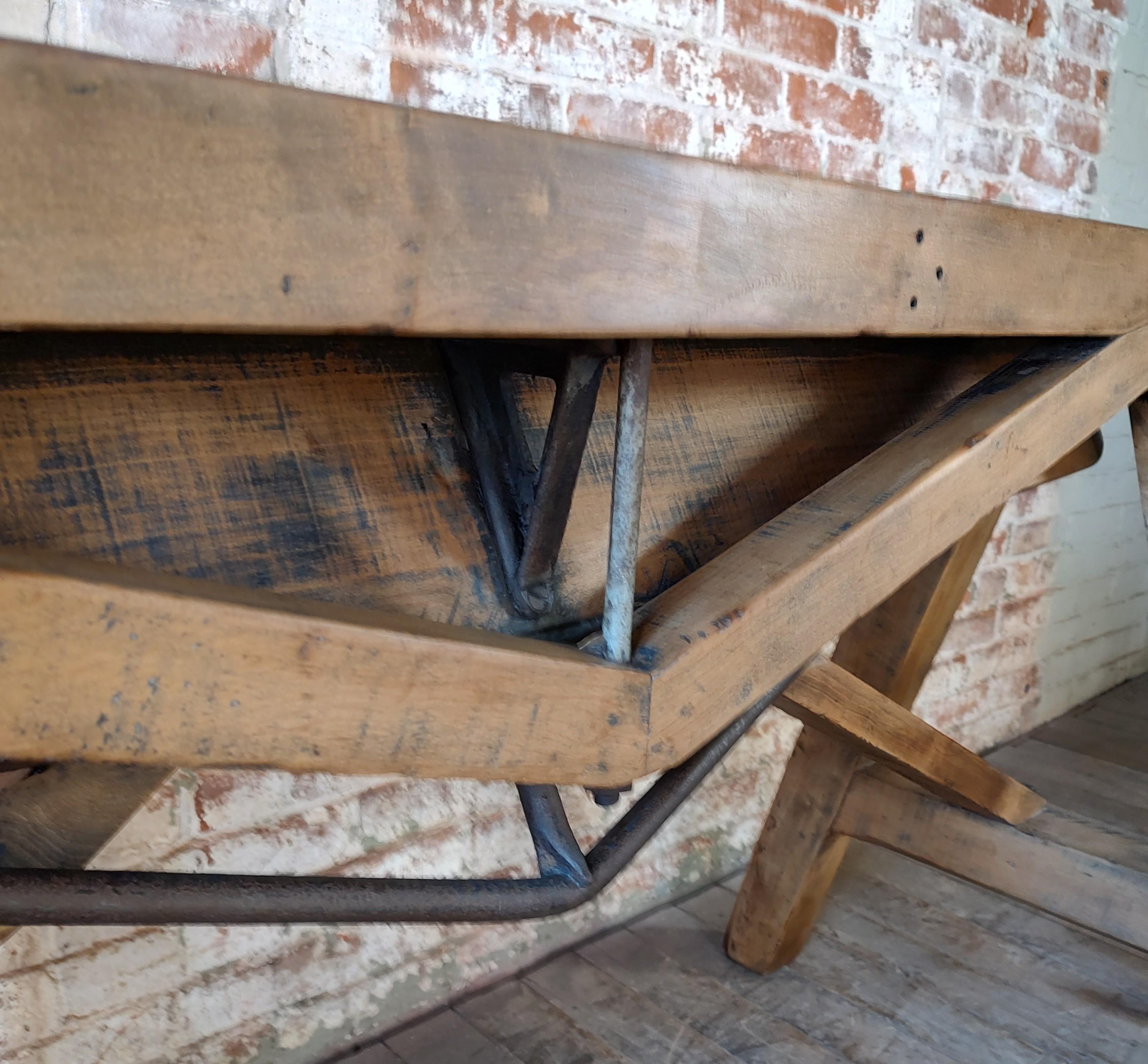 Antique Distressed Console / Sofa Table For Sale 3