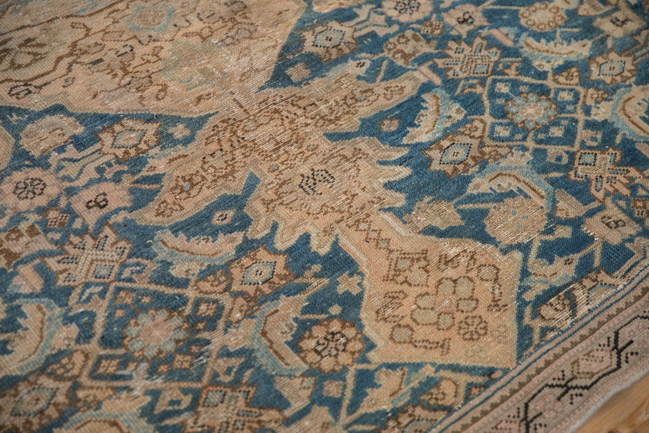 Lana Antico tappeto di Hamadan in frammenti, con segni di usura in vendita