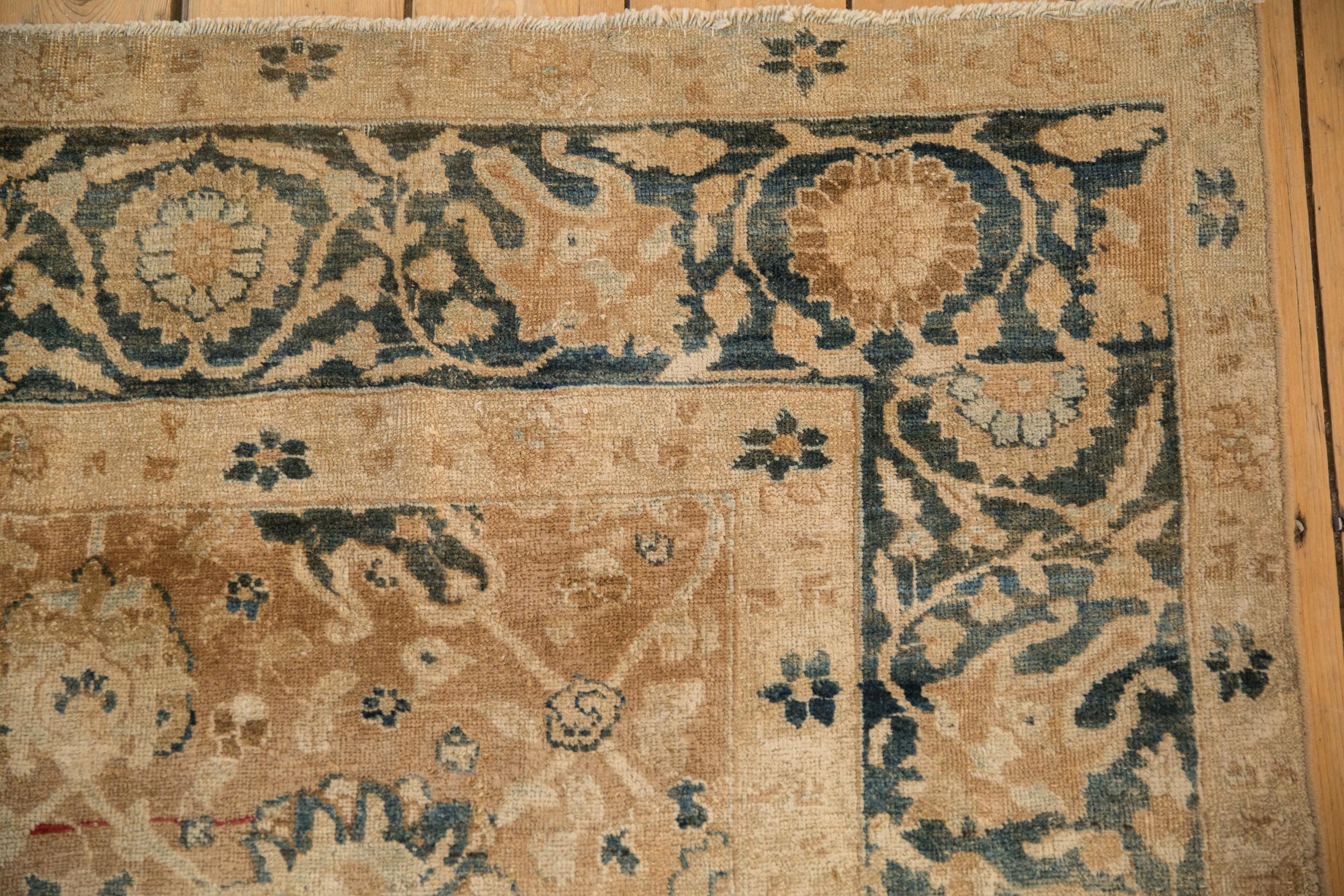 Other Antique Distressed Gold Wash Khoy Carpet For Sale