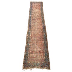 Antique Distressed Heriz Runner