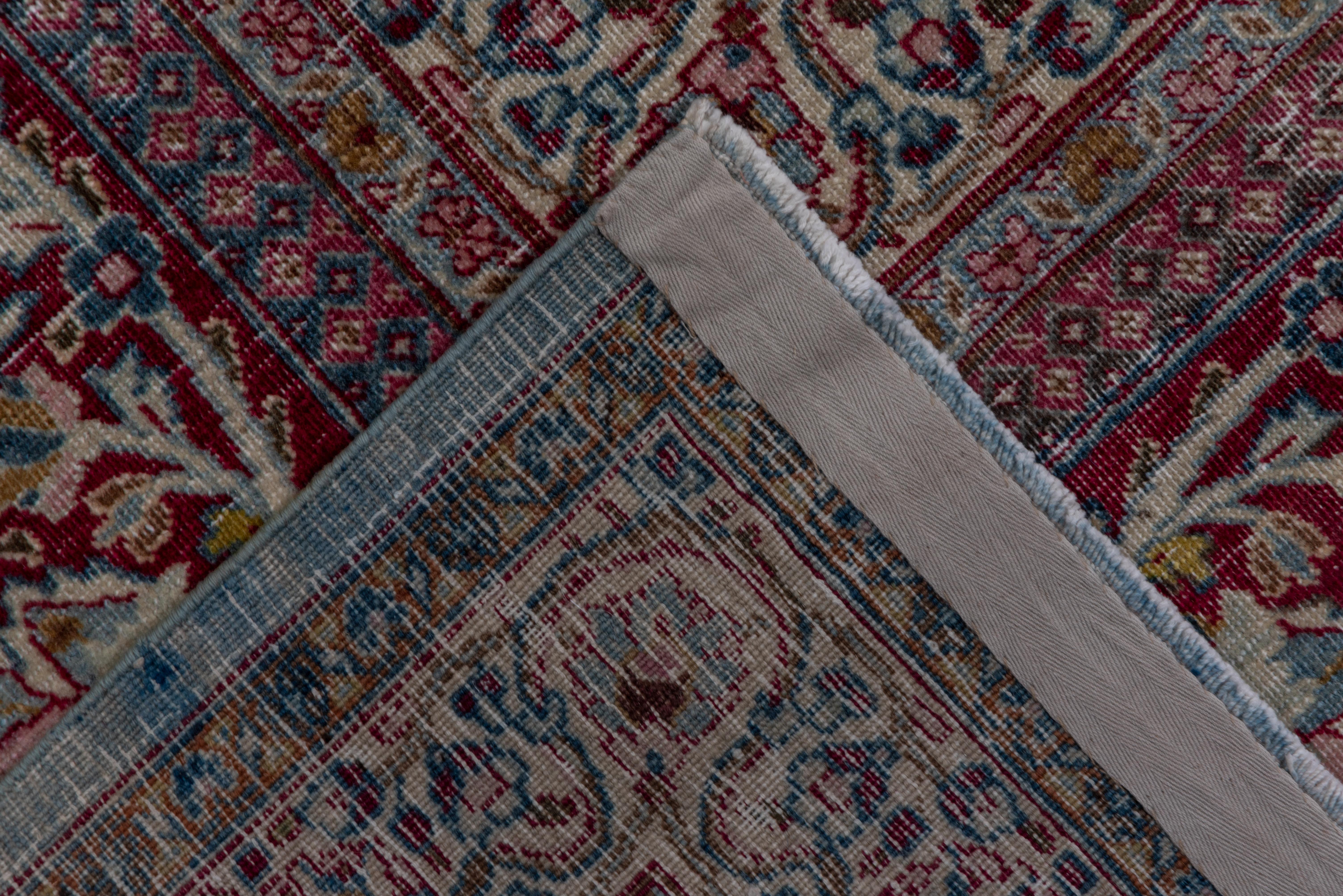 Early 20th Century Antique Distressed Khorassan Carpet, circa 1910s For Sale