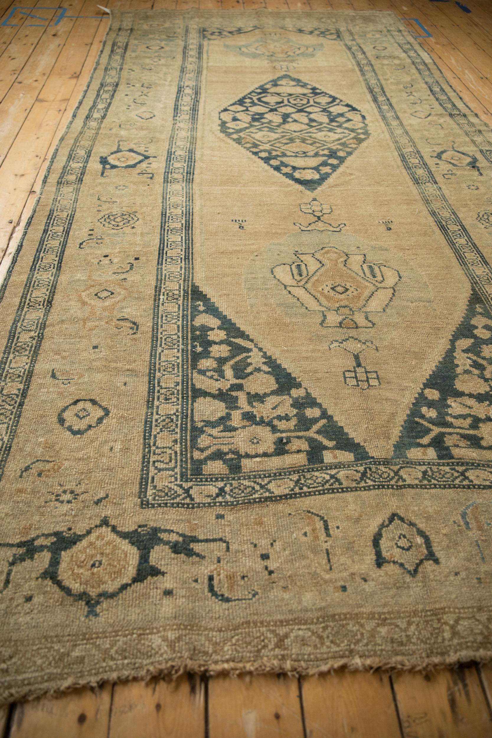 Antique Distressed Kurdish Rug Runner For Sale 2
