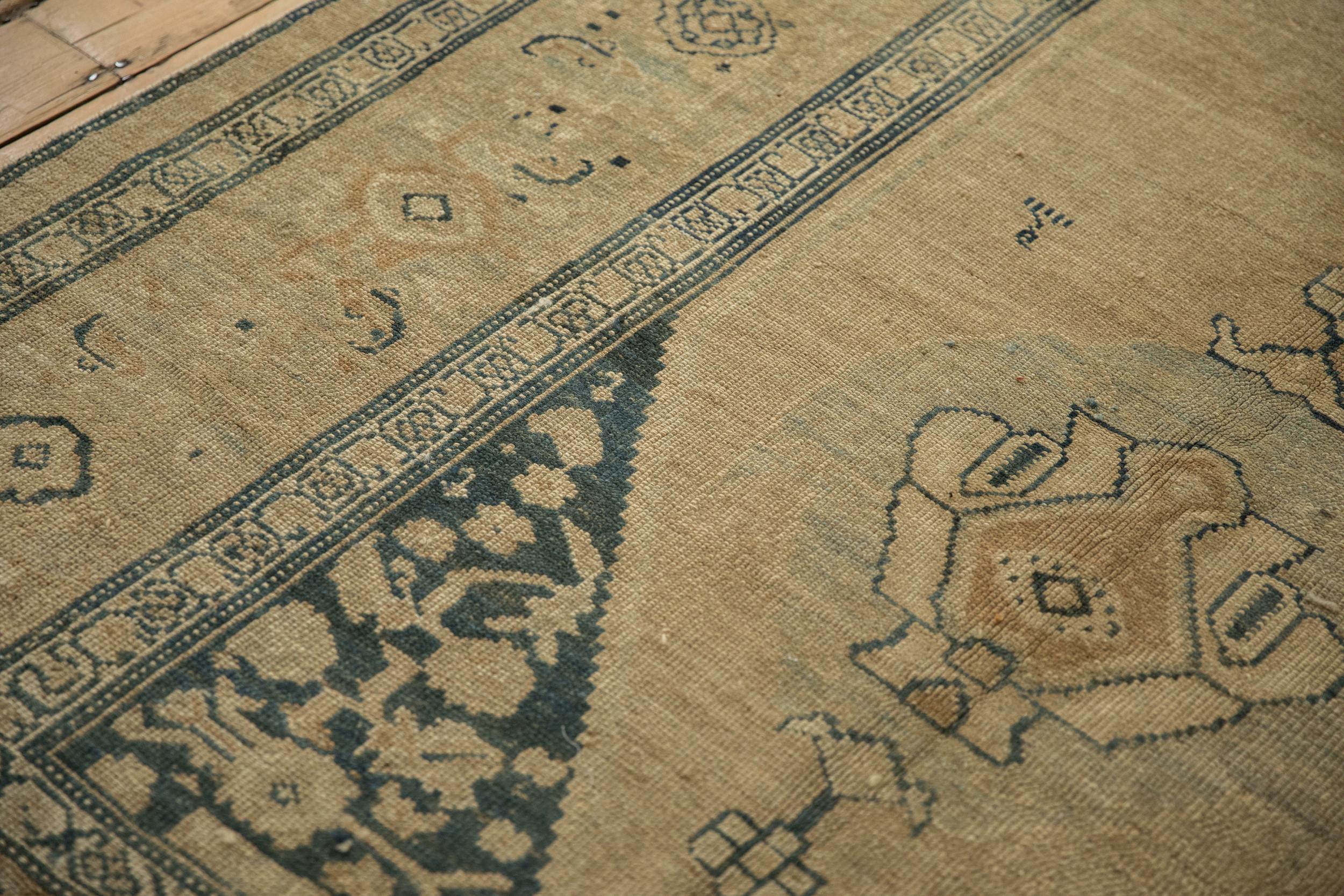Antique Distressed Kurdish Rug Runner For Sale 6