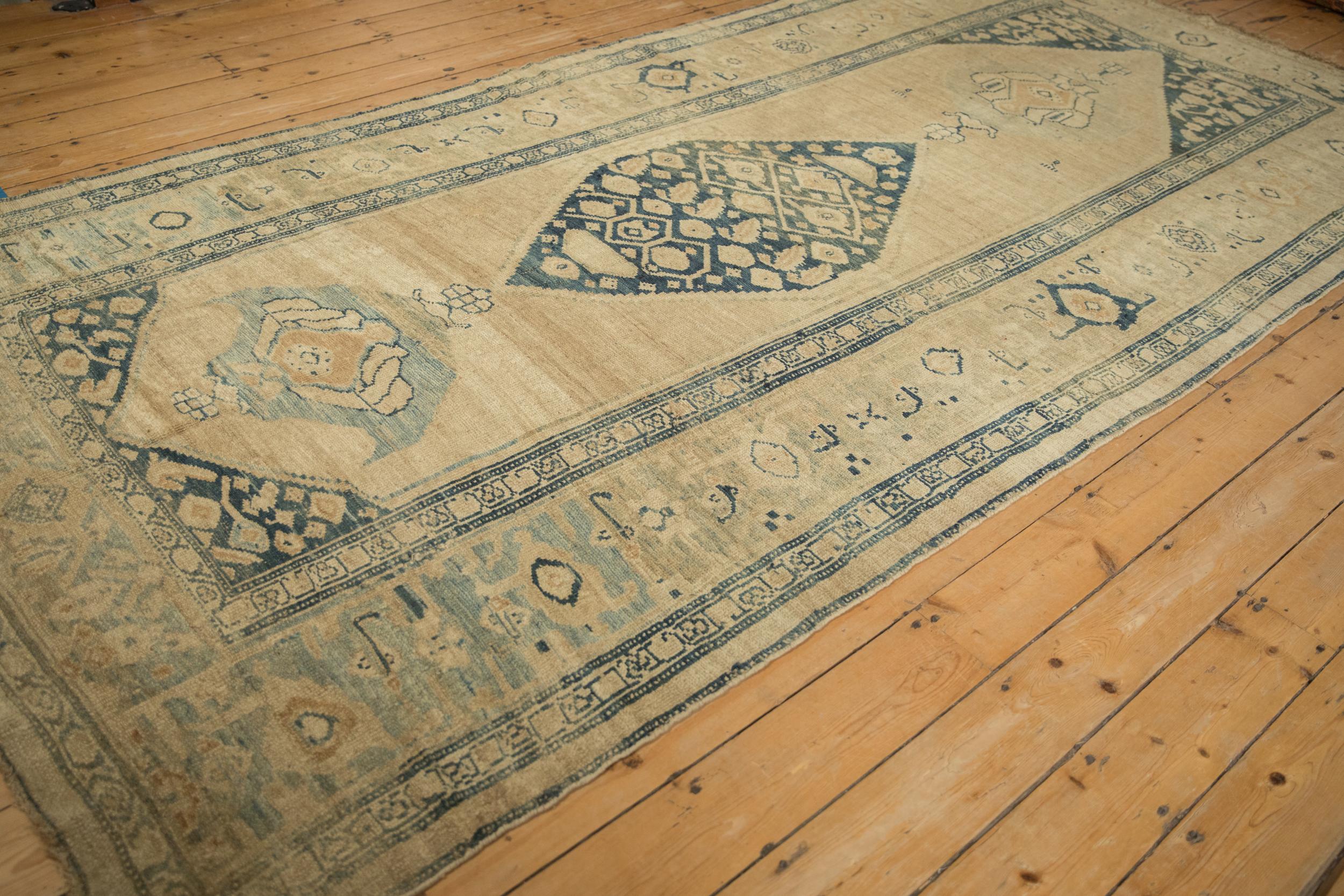 Early 20th Century Antique Distressed Kurdish Rug Runner For Sale