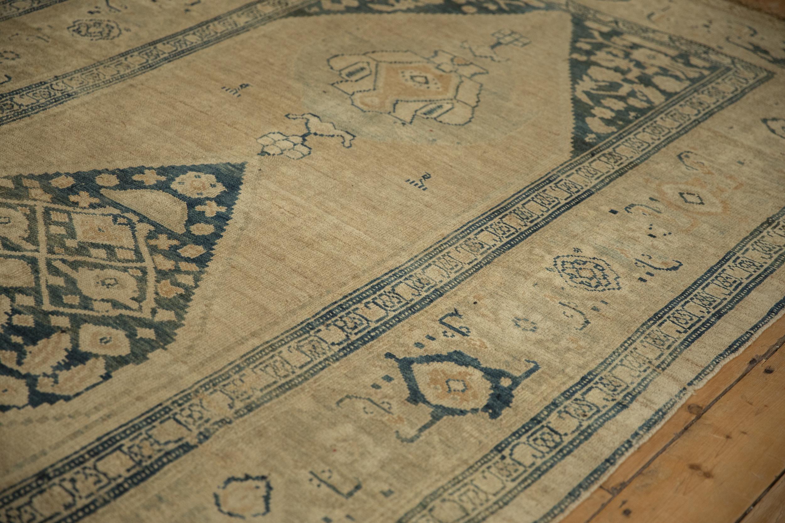 Wool Antique Distressed Kurdish Rug Runner For Sale