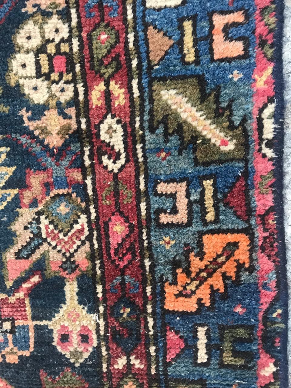 Antique Distressed Kurdish Runner 5