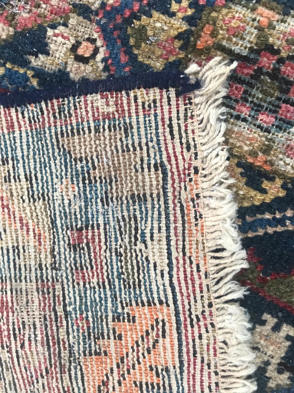 Antique Distressed Kurdish Runner 8