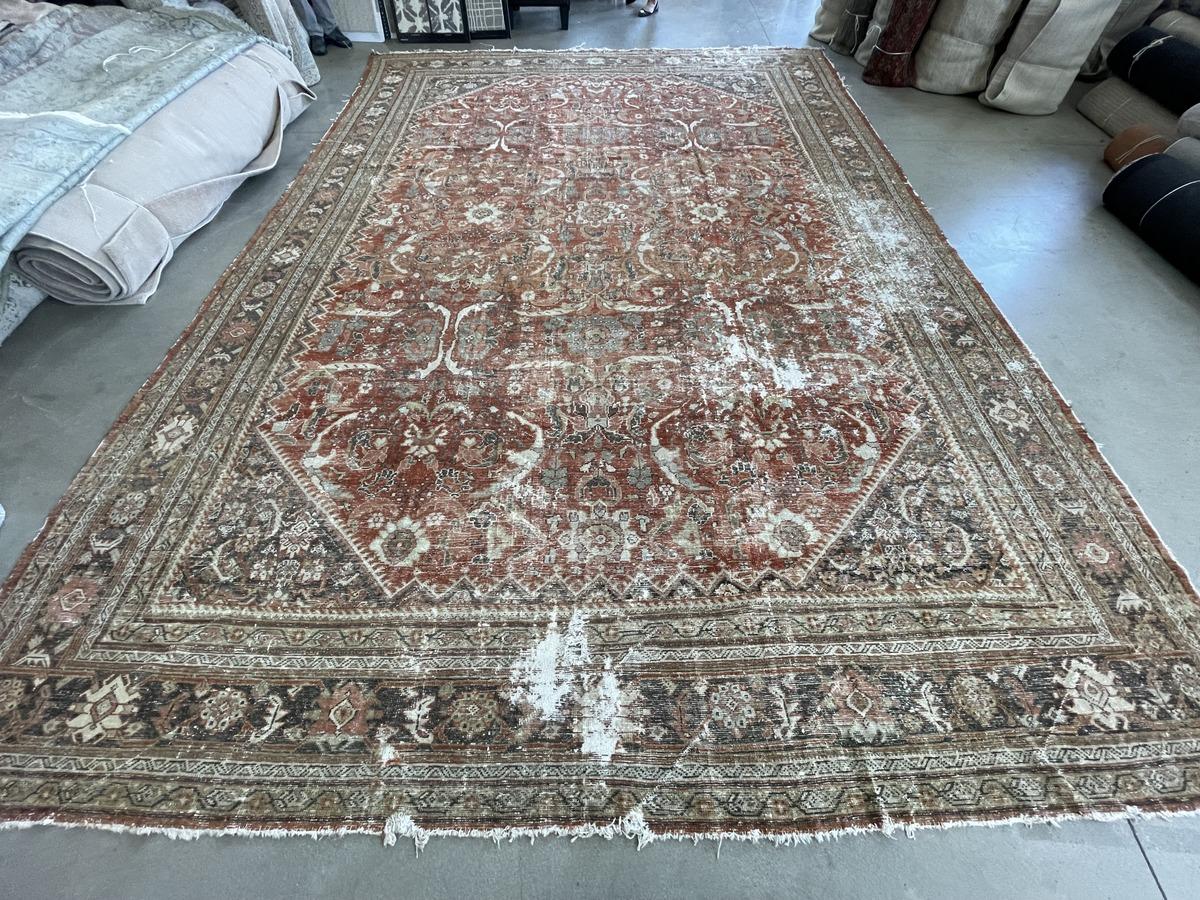 Antique Distressed Mahal In Good Condition For Sale In Los Angeles, CA