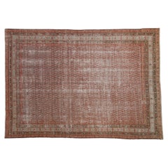 Antique Distressed Malayer Carpet