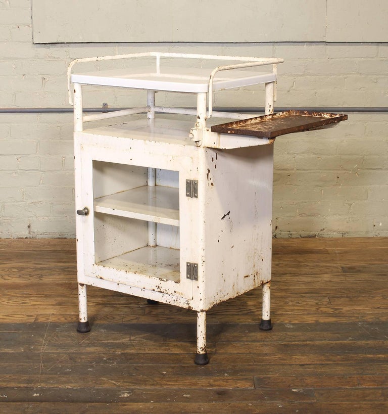 Antique Distressed Medical Storage at 1stDibs