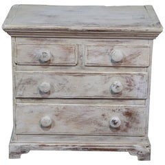 Antique Distressed Painted Commode