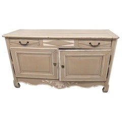Antique Distressed Painted Swedish Gustavian Buffet Sideboard Server C1830s