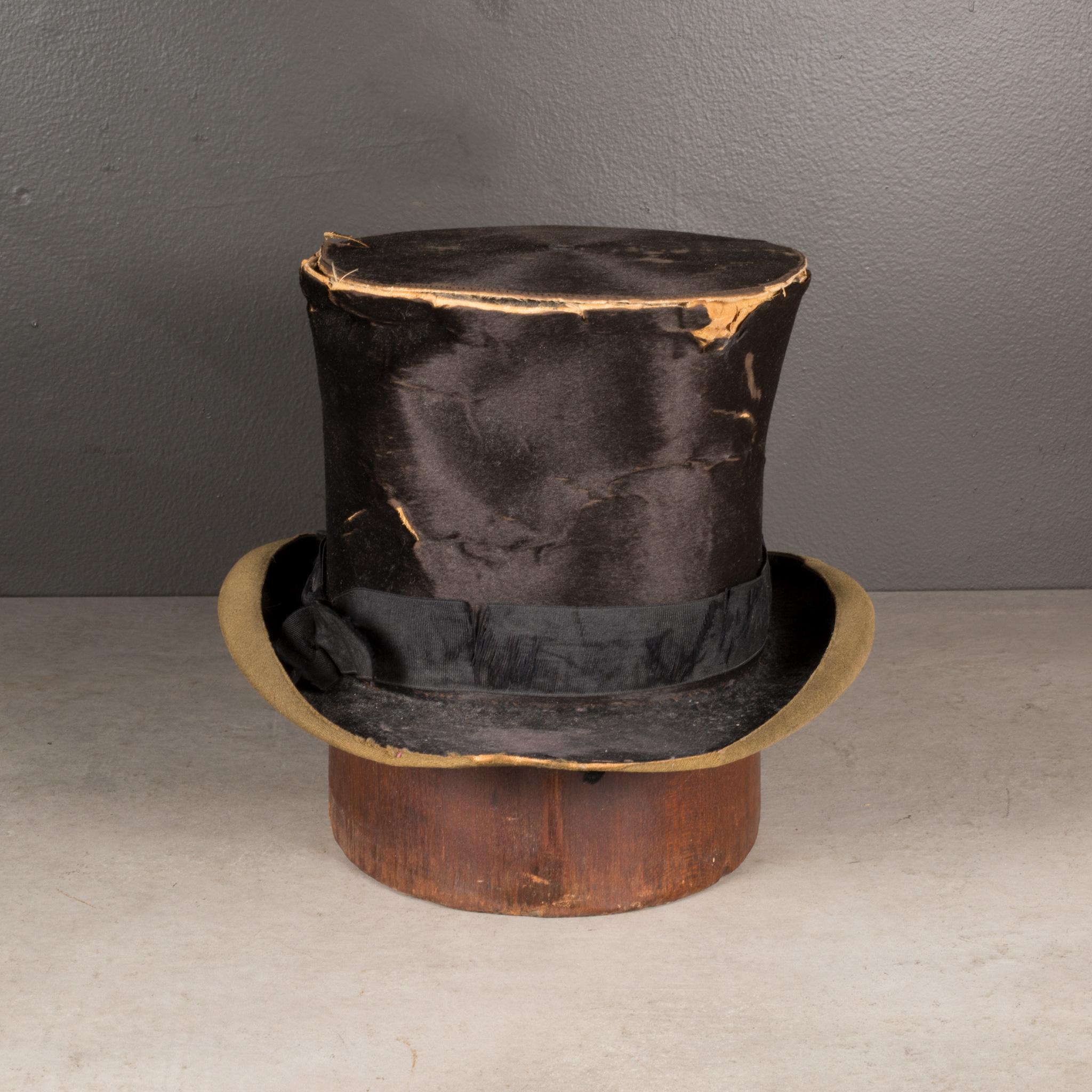 vintage silk top hat