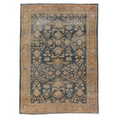 Antique Distressed Sultanabad Rug  8'3 x 11'4