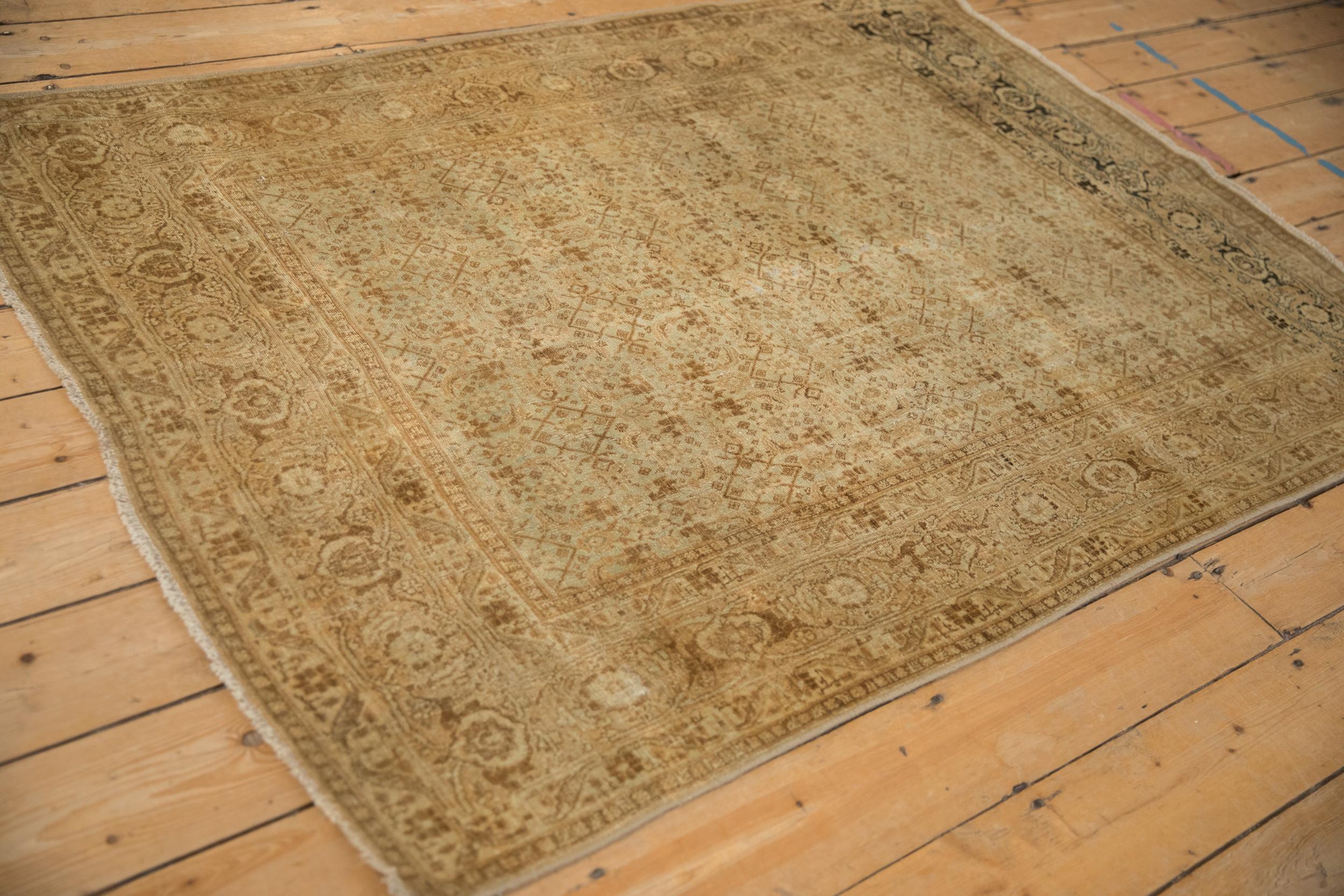Inizio XX secolo Tappeto Tabriz Antico Distressed in vendita