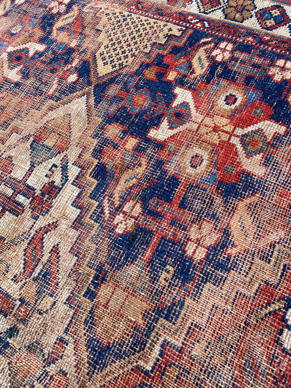 Tappeto Tribale Afshar Antico Distressed di Bobyrug in vendita 9