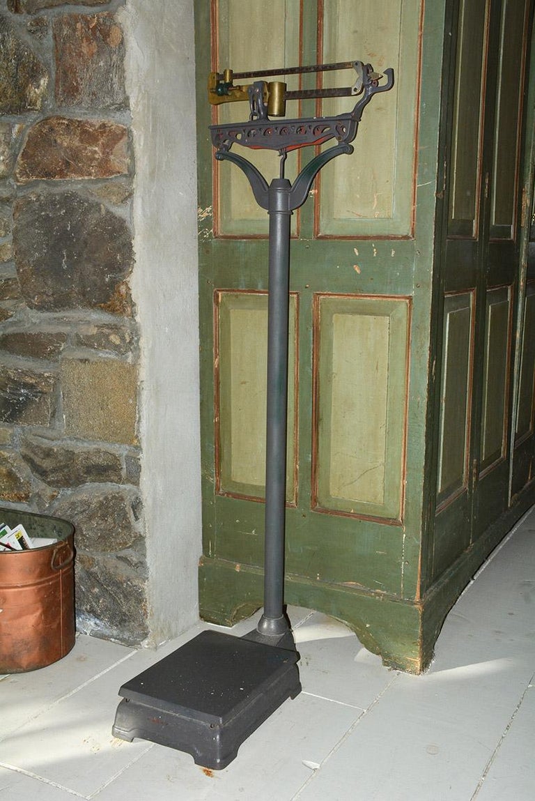 Antique Doctors Standing Scale at 1stDibs antique doctors scale, old