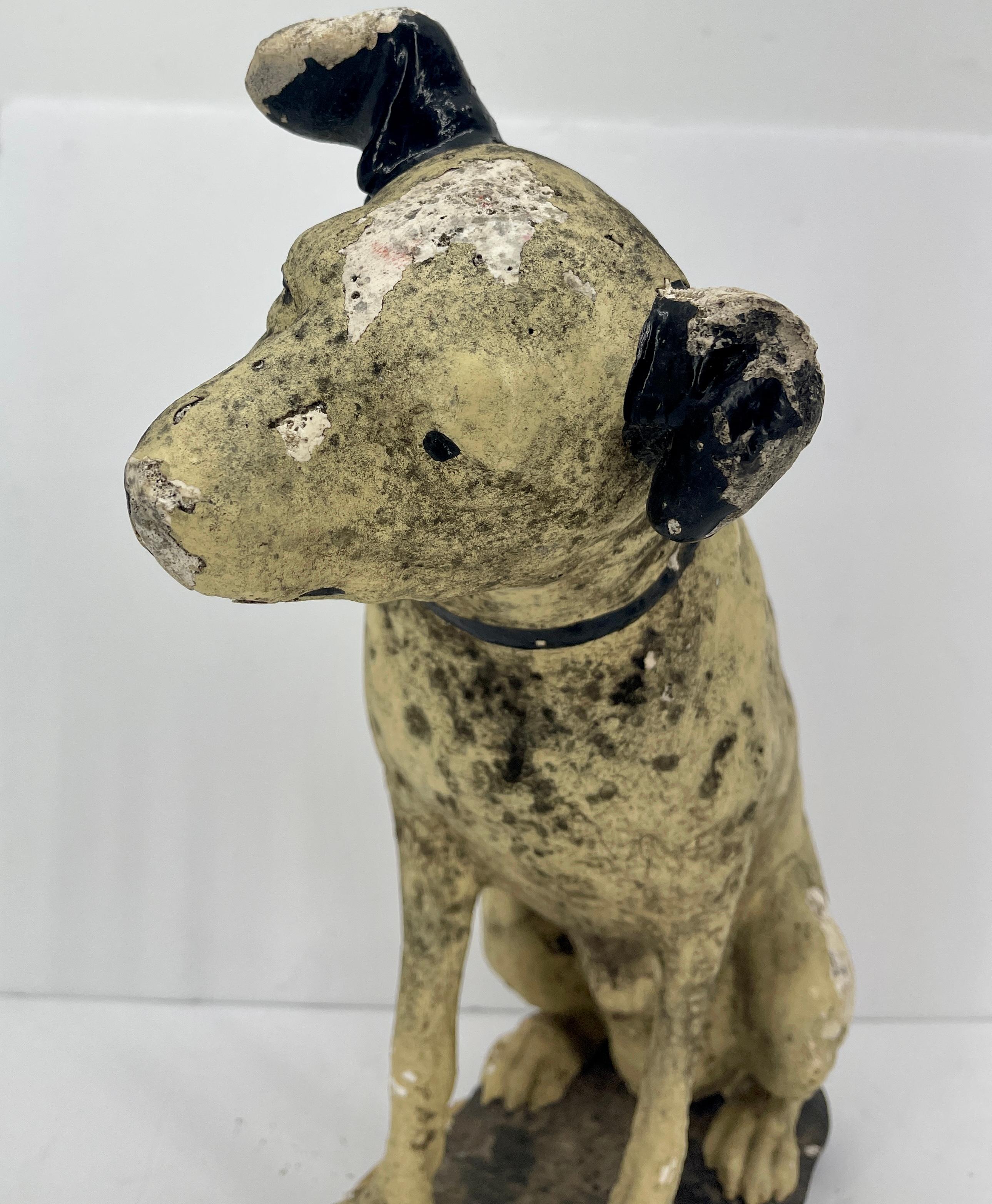 Antique Nipper the RCA Dog Statue 6