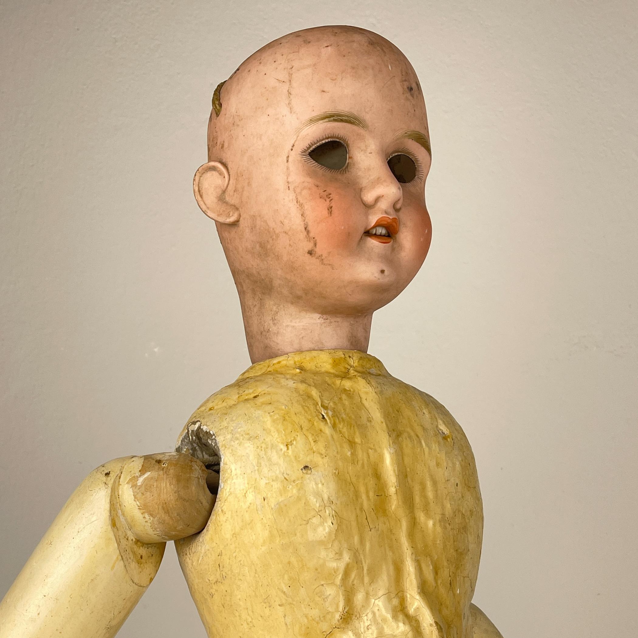 Antique doll Roma 16, Plass & Roesner, Austria 1913 In Good Condition For Sale In Miklavž Pri Taboru, SI